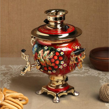 Samovar "Ryabina", oval, 3 l, electric