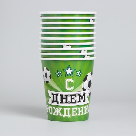 A single -time paper glass "balls", 250 ml-1