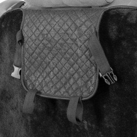 Knights in the back seat, Nat. wool, 135x55 and 75x55 cm, black, set 3 pcs-3