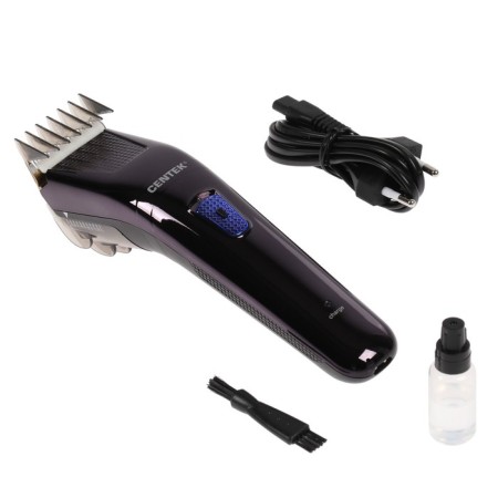 Centek CT-2122, 7 W, 3-21 mm, titanium blades, purple haircut