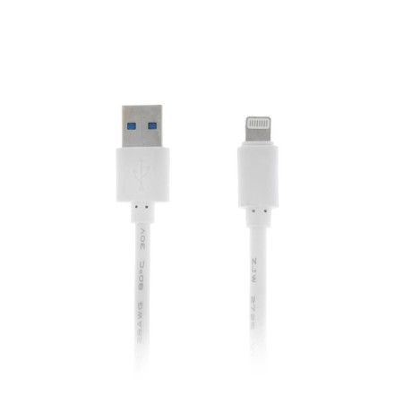 Luazon, Lightning - USB, 1 A, 1.5 m, white cable-1