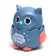 Inertial “owl” toy, in carrying, moves from pressing, color mix