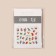 Slider - Nail Design "Watercolor Graphics", packing 6 pcs, multi -colored