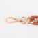 A chain for a bag, plastic, with carbines, 24 × 18 mm, 30 cm, brown/beige/gold color