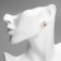 Earrings Metal Xuping Crown, color silver-gold