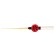 Match of winter "PIRS" PK50 - B with a long foam handle, mix