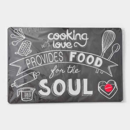 Serving napkin on the table "Culinary", 42 × 27 cm, black color-5