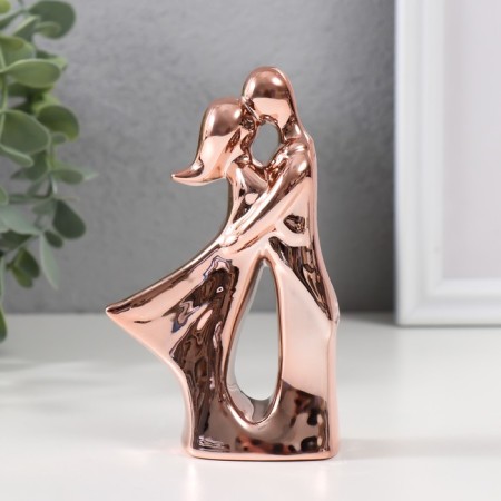 Souvenir ceramics "kiss" gold 11.5 cm