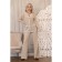 Female suit, size 48, beige color