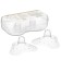 Silicone overlays on the chest, set 2 pcs., In the case