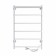 Electric towel Indigo Hit, 800x500 mm, hidden installation, white