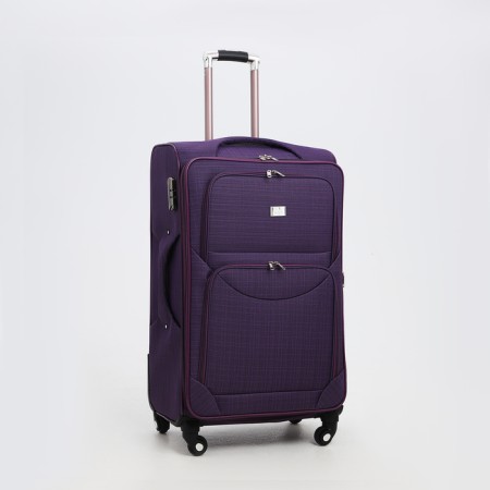 Big suitcase 28 ", a lightning department, code castle, 3 wheels, 2 external pockets, purple color-1