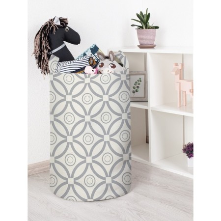 Basket for toys "Lepestoral circles, size 40x60 cm