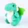 Soft toy "Dragon" on a key fob, 13 cm, color mix