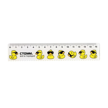 Line 15 cm Istanm "ducks", plastic, with a wavy edge, euro suspension