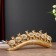 Polystone souvenir "Seven gold elephants in the golden bosm" 11.5x29.5x3.8 cm