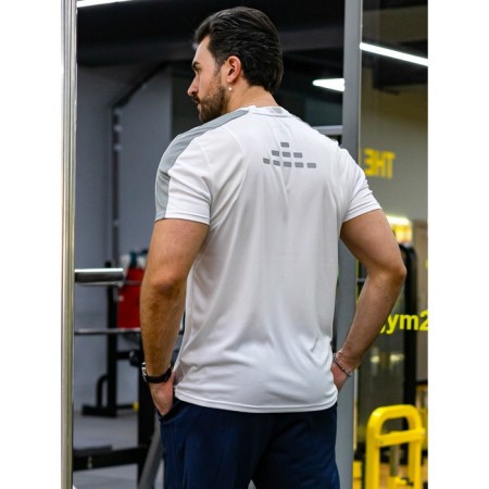 Sports T -shirt Male Isee, size 48, white color-1