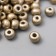 Glass beads 6/0 "metallic. Bright bronze" 10 g