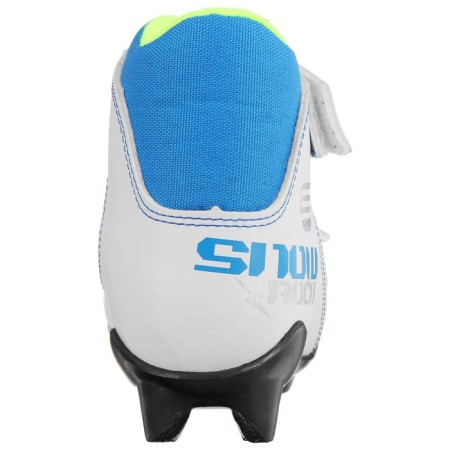 Brows Ski Trek Snowrock, SNS, Artificial leather, white/blue color, blue/silver logo, size 28-3