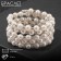 Bracelet-spring "Pearl" 5 rows, chess, white color, 6 cm