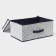 The storage box "Marmalade", 45 × 30 × 20 cm, white color