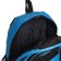 School backpack from textiles on lightning, 4 pockets, blue color