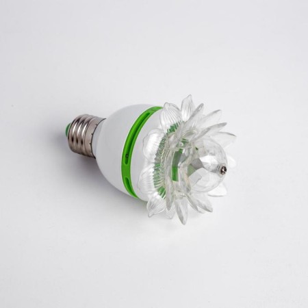 Light device "Crystal flower" 7.5 cm, E27, glow RGB-2