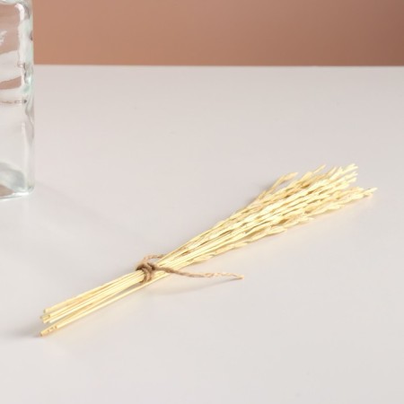 Set of dried flowers "Raigrace", banch 10 pcs, length 25 (+/- 6 cm), bleached-4