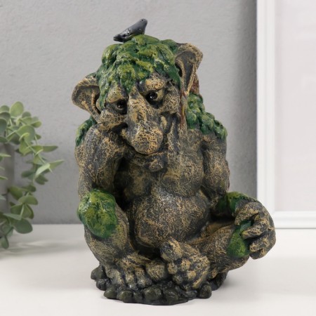 Figure "Stone troll Roden" 22.5 x16 x17 cm-1