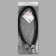 Handle for bag, 55 cm, black color