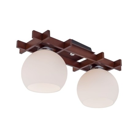 Narita chandelier, 2x100W E27 wenge, chrome