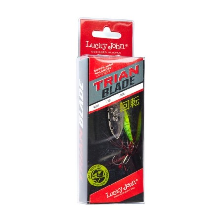 Блесна вращ. Lucky John TRIAN BLADE LONG 12.0г 008 в блистере-1