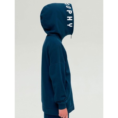 Sweatshirt for boys, height 122 cm, dark blue color-13
