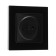 Single Tot Glossy Glass, 10 A, hidden, without salary, glass, black