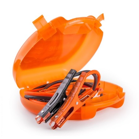 The wires are launch "aggressor", 100% copper, 300 a, frost -resistant, length 3 m., Plastic case