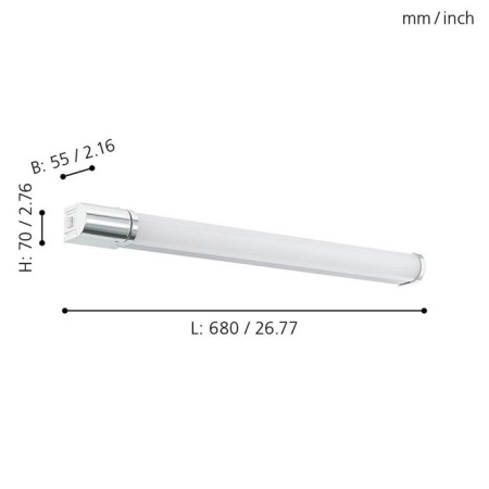 Bra Tragacete 1, 1x15W LED, 4000K, 1600LM, chromium color-2