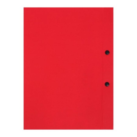 The A4 Diploma Labulum folder on bolts, boumvinyl, without paper, red color (capacity up to 300 sheets)-2
