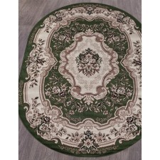 Ковёр овальный Merinos Gavana, размер 150x300 см, цвет green