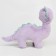 Soft toy "Dino", 45 cm, purple color