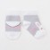 Socks children's baby I am “bunny”, gray color, 12-14 cm