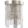 Wall lamp Frostyle 2xe14 40w, size 20x11.5x27 cm, glossy nickel color