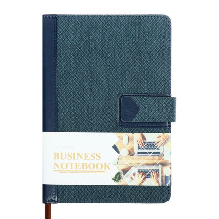 Organizer, A5, 128 sheets, a cage, the cover of the leatherette, with a knife, "patterns", blue-13