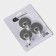 Set of metal self -adhesive hooks Savanna Chrome Loft Moving, 3 pcs, 2 × 4.5 cm