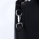 Lightning tout bag, external pocket, long belt, black color