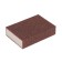 Sponge, abrasive, for preparing metal for painting, 10 × 7 × 2.5 cm, p60