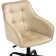 Computer chair Oisha plastic/velor, black/beige 56x63x80 cm