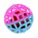 A toy for cats "Mesh ball with a bell and fur" zoonik, mix
