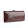 Women's wallet on a magnet, burgundy color
