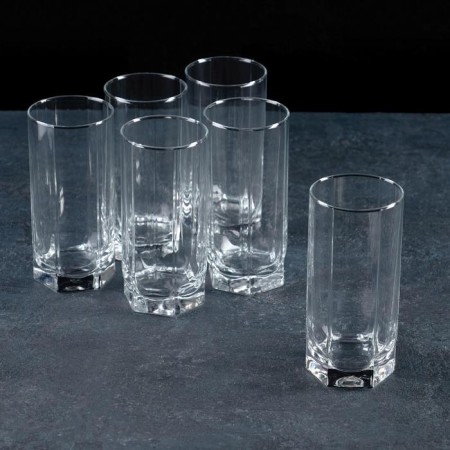 A set of glass glasses for beer Tango, 440 ml, 6 pcs