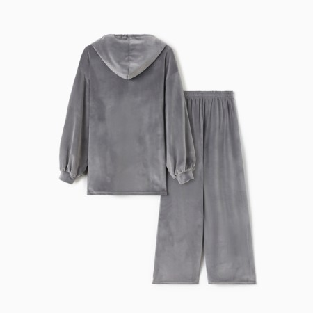 Women's costume (sweatshirt and trousers) KAFTAN PLUSHY p. 48-50, gray-12